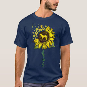 Cane Corso Mum Sunflower Italian Mastiff Gifts T-Shirt