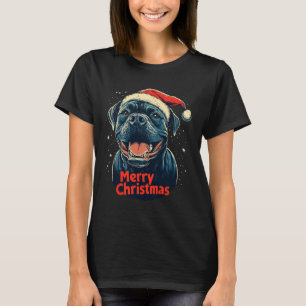 Cane Corso Santa Hat Merry Christmas Xmas Dog Love T-Shirt