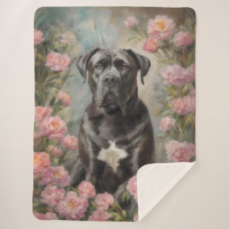 Cane Corso Sherpa Blanket