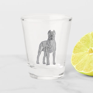 Cane Corso Shot Glass