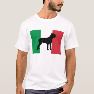 cane corso silhouette flag Italy.png T-Shirt