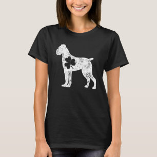 Cane Corso St Patricks Day Boys Kids Women Shamroc T-Shirt