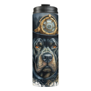 Cane Corso Steampunk Dog Thermal Tumbler