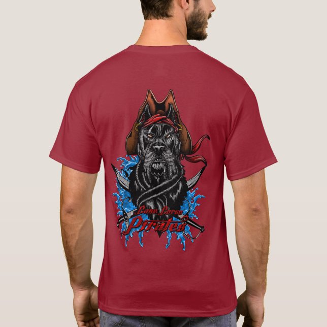 Cane Corso the Pirate Captain T-Shirt (Back)