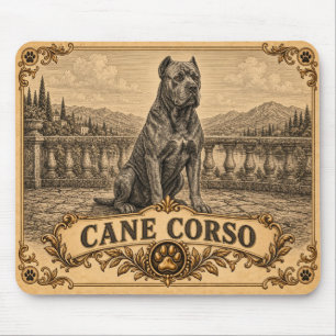 Cane Corso, Vintage Heritage Dog Mouse Mat