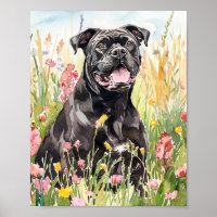 Cane Corso Wall Art Dog Print Poster Decor