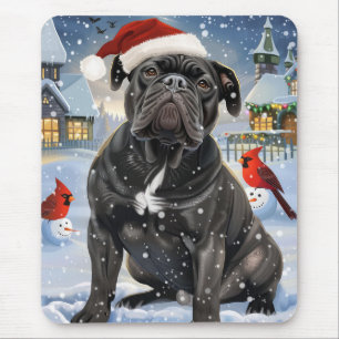 Cane Corso Winter Wonderland Christmas Joy  Mouse Mat