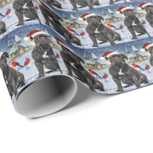 Cane Corso Winter Wonderland Christmas Joy  Wrapping Paper