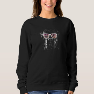 Cane Corso With Sunglasses Dog Dog Owner Outfit Sweatshirt