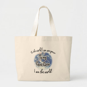 Cane Corso World2 Large Tote Bag