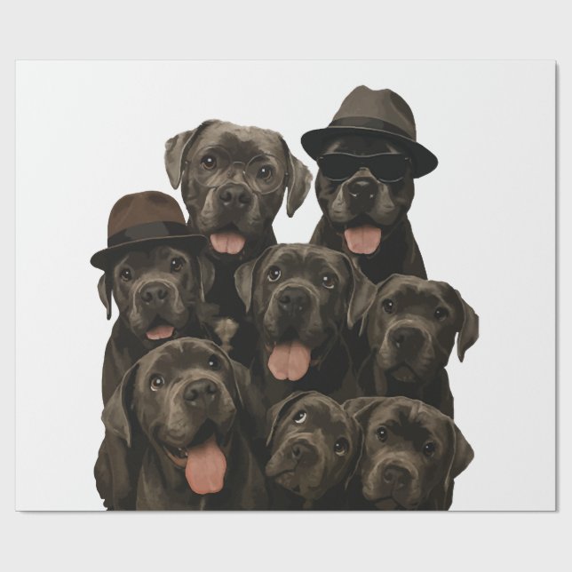 Cane Corso Wrapping Paper (Flat)