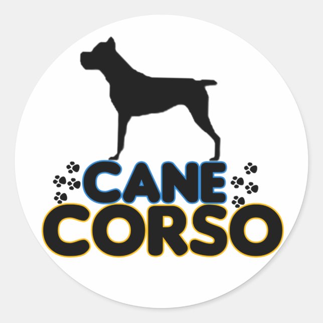 Cane Corsoe Sticker (Front)