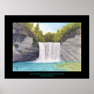 Cane Creek Falls - Fall Creek Falls State Park Poster