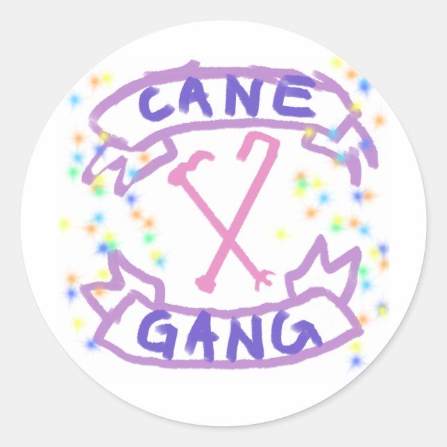 Cane Gang Sticker (Front)