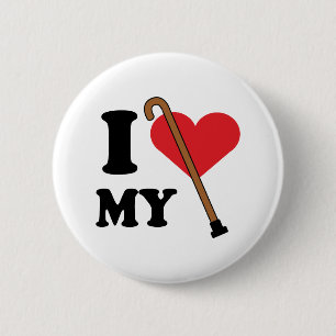 Cane Love Button