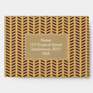 Cane wicker parquet envelope