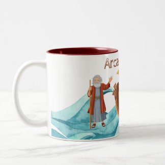 Caneca a Arca de Noé Two-Tone Coffee Mug