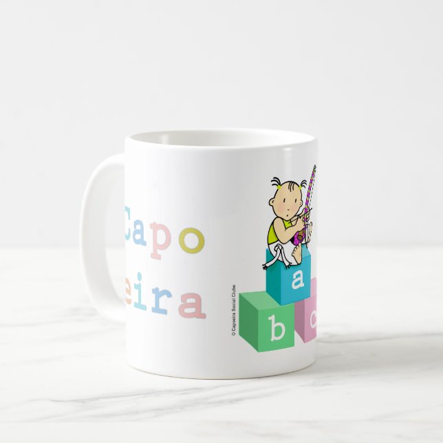 Caneca de capoeira para crianças coffee mug (Front Left)