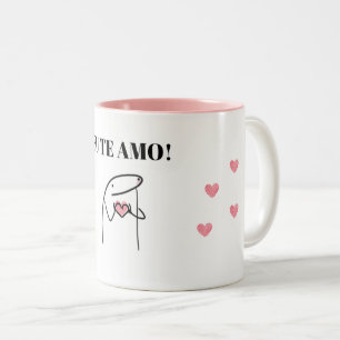 Caneca Flork EU TE AMO Two-Tone Coffee Mug