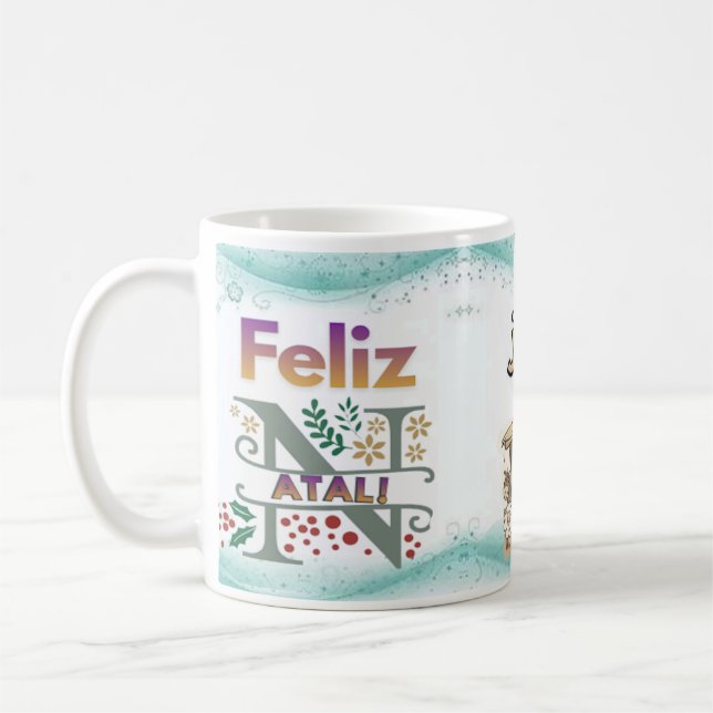 Caneca Natalina Clássica Coffee Mug (Left)