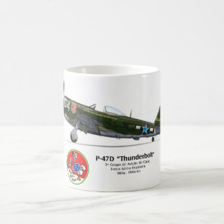 Caneca P-47D Thunderbolt - Sit a Pua - FAB Coffee Mug