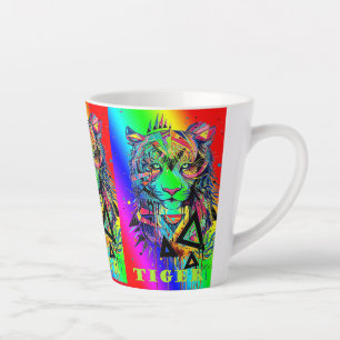 Caneca para café latte/Tigres Latte Mug