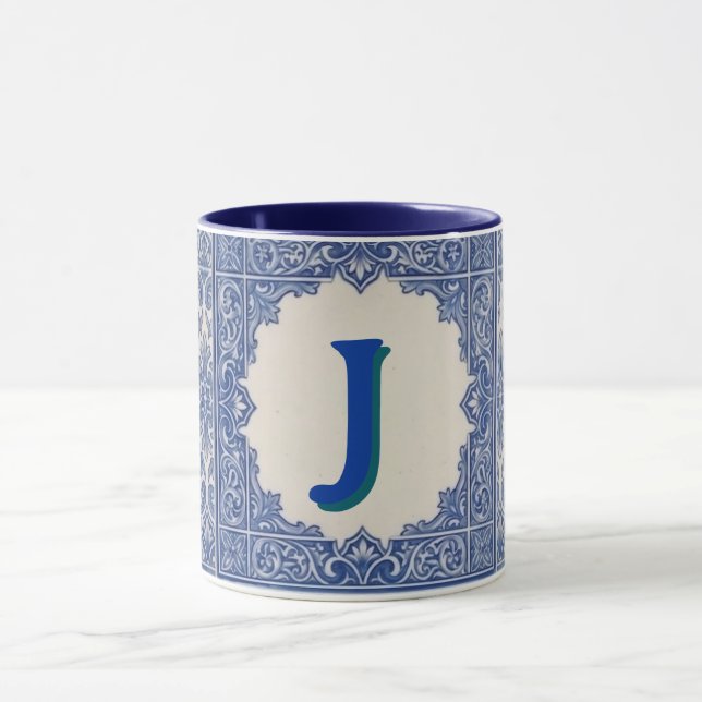 Caneca Personalizada Azulejo Português Mug (Center)