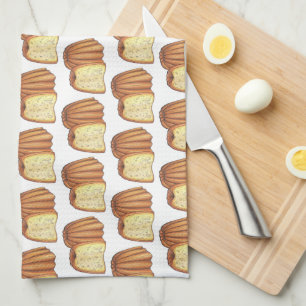 Canelé French Pastry Chef Pâtisserie Bakery Food Tea Towel