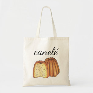 Canelé French Pastry Chef Pâtisserie Bakery Food Tote Bag