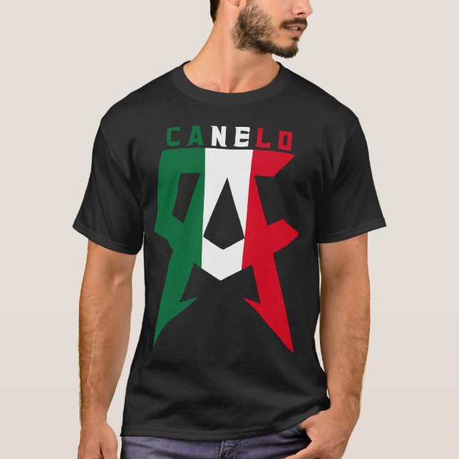 Canelo Men's Alvarez Boxing Championship Mexico T- T-Shirt (Front)