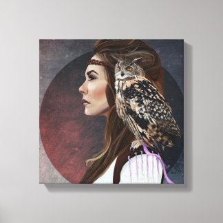 Caneva "Lady Owl" Canvas Print