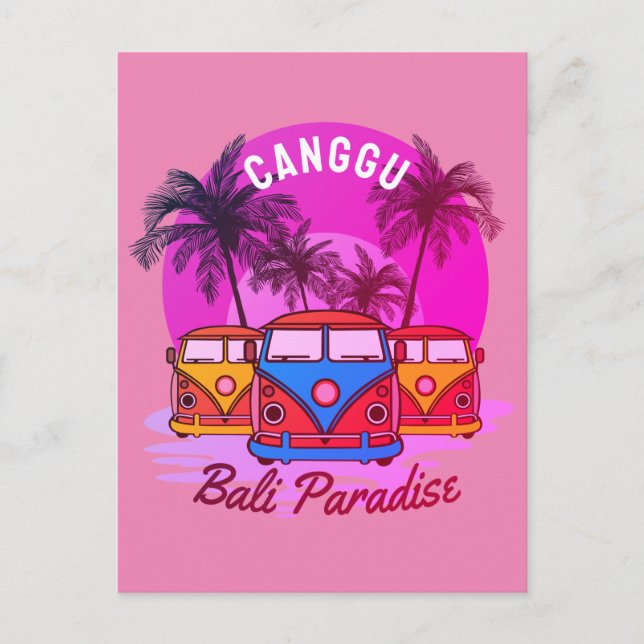 canggu bali paradise   postcard (Front)