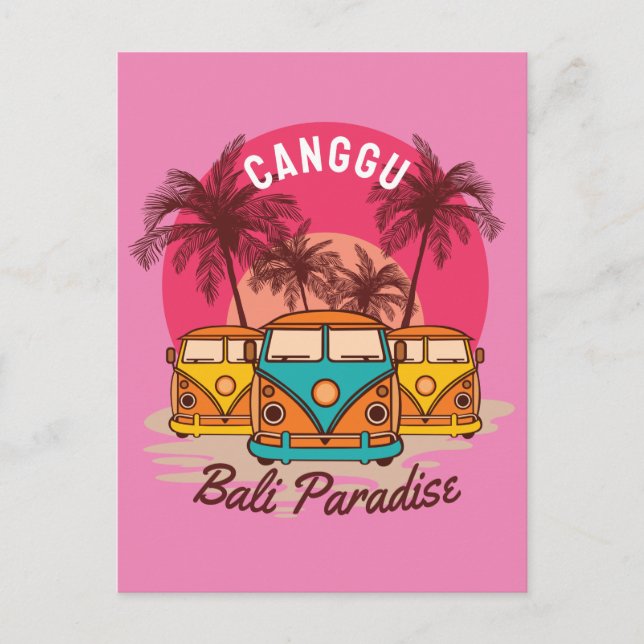 canggu bali paradise postcard (Front)
