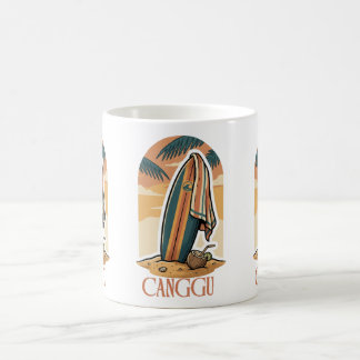 Canggu Sunset Surf – Vintage Tropical Beach Vibes Coffee Mug