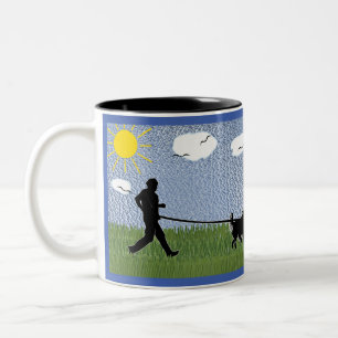 Canicross - Off the Path Two-Tone Coffee Mug