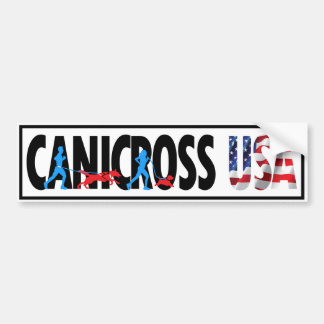 Canicross USA Bumper Sticker
