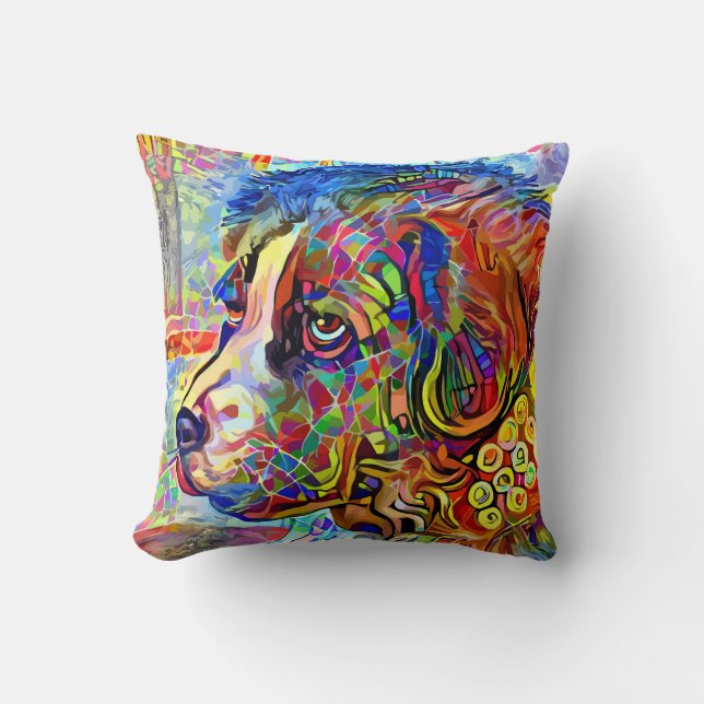 Canine Canvas Cushion (Front)
