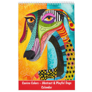 Canine Colours – Abstract & Playful Dogs Calendar