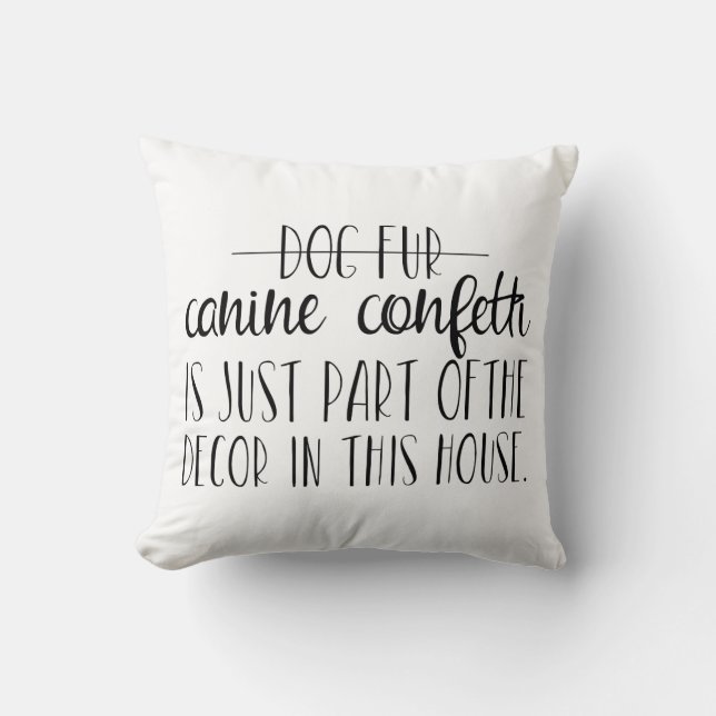 Canine Confetti Cushion (Front)