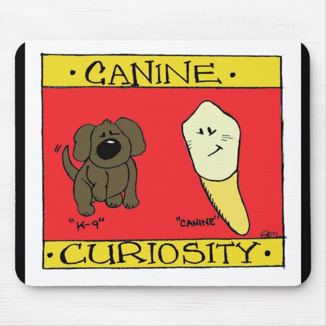 Canine Curiosity Mousepad (Front)