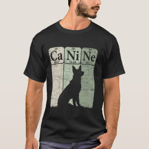 Canine Dog Periodic Table Elements Dog Lover Cynol T-Shirt