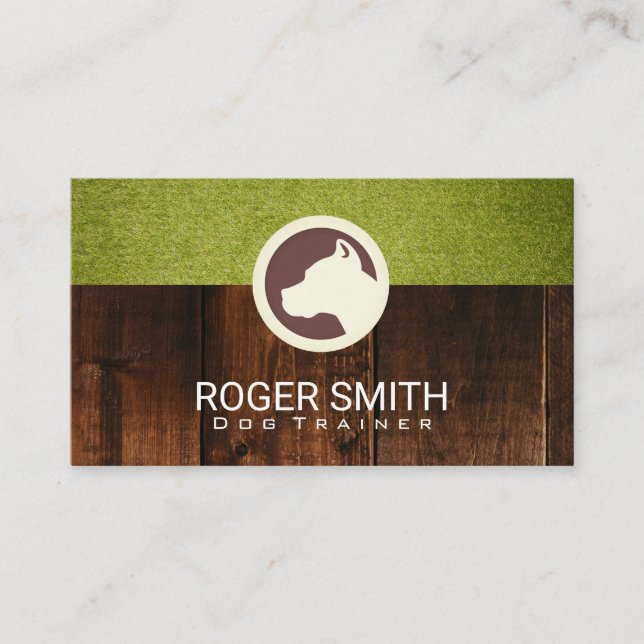 Canine | Dog Training | Animal Services Business Card (Front)