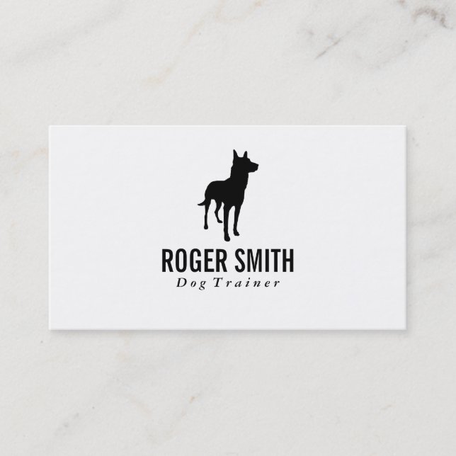 Canine | Dog Training Business Card (Front)