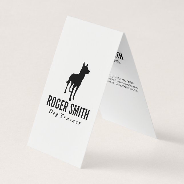 Canine | Dog Training Business Card (Front)