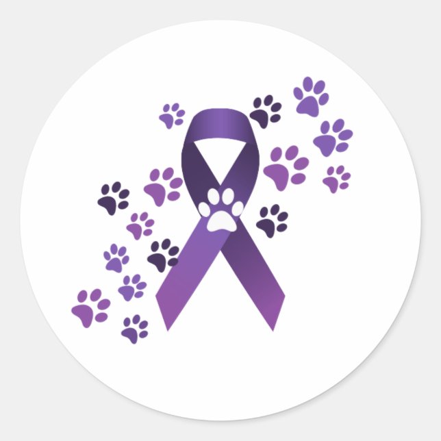 Canine Epilepsy Awareness Sticker (Front)