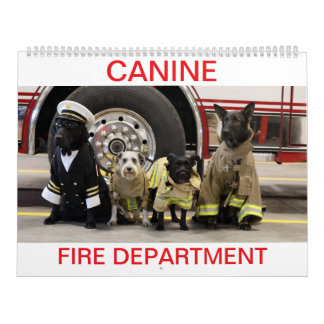 Canine Fire Department Calendar