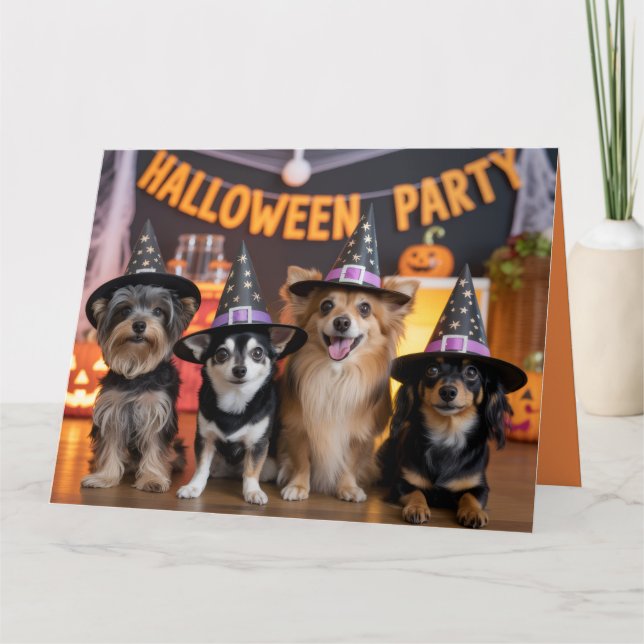 Canine Halloween Party Invitation (Front)