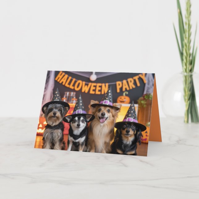 Canine Halloween Party Invitation (Front)