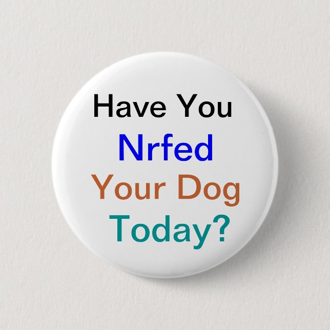 Canine Nrf2 6 Cm Round Badge (Front)