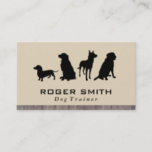 Canine Pack   Dog Training Business Card